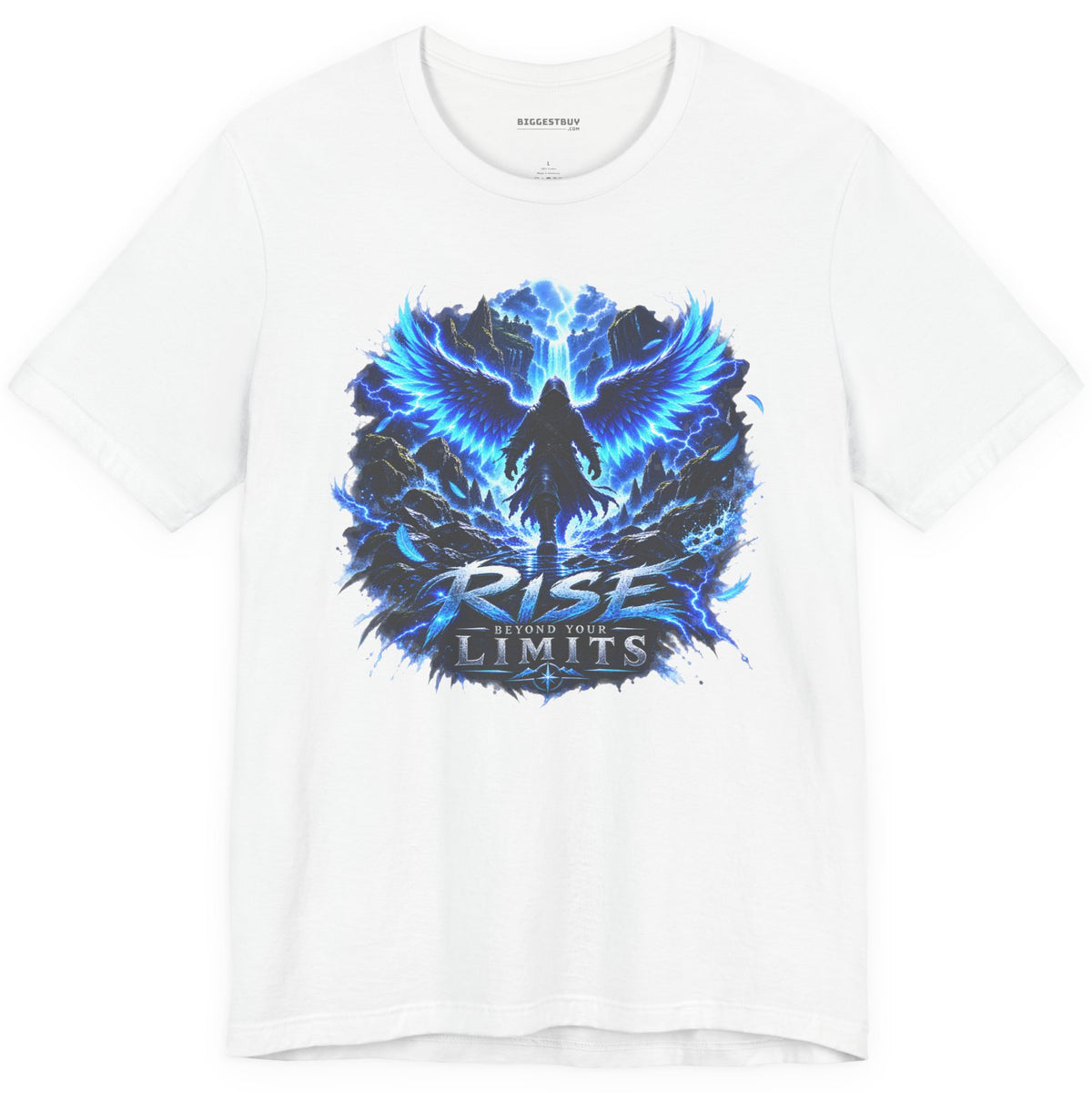 Limit Break - Classic Jersey Tee in White, front view