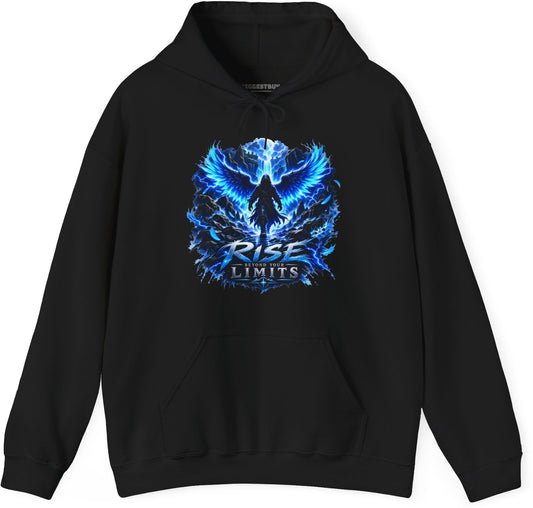 Limit Break - Pullover Hoodie in Black, front view