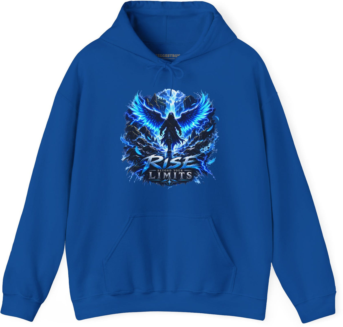 Limit Break - Pullover Hoodie in Royal, front view