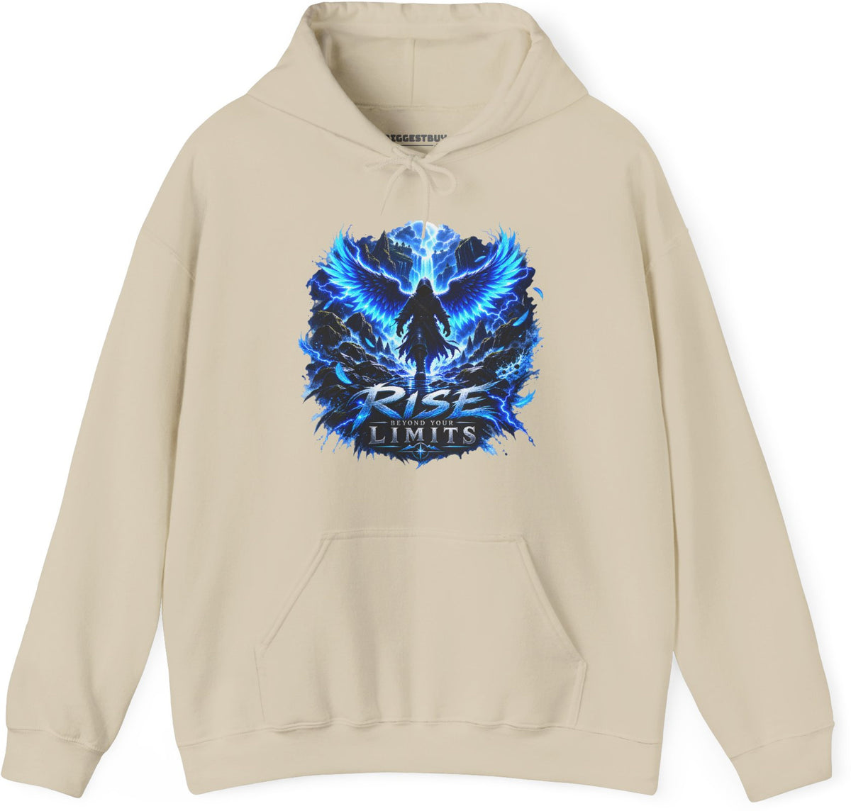 Limit Break - Pullover Hoodie in Sand, front view