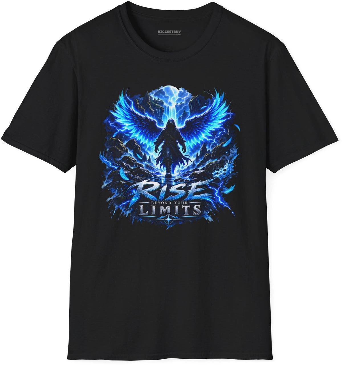 Limit Break - Softstyle T-Shirt in Black, front view