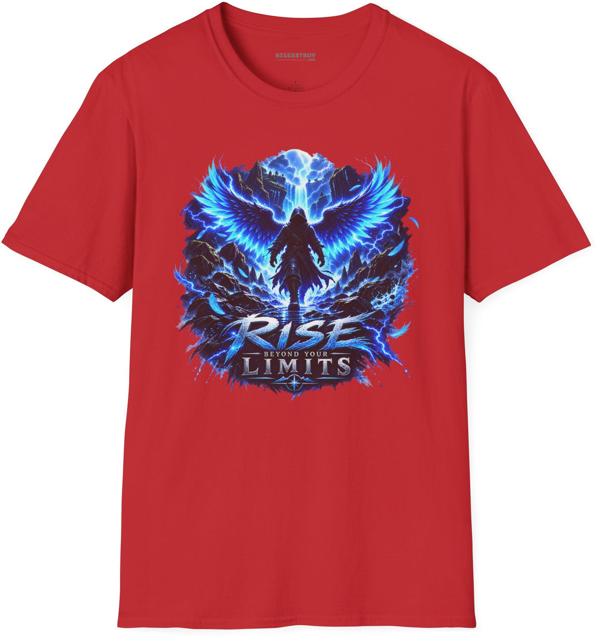 Limit Break - Softstyle T-Shirt in Red, front view