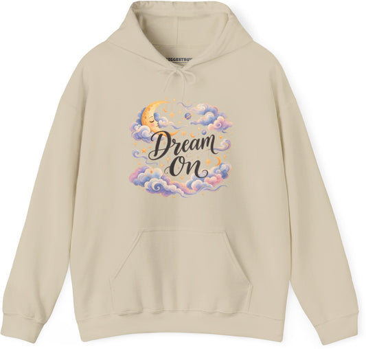 Lunar Dreams - Pullover Hoodie in Sand, front view