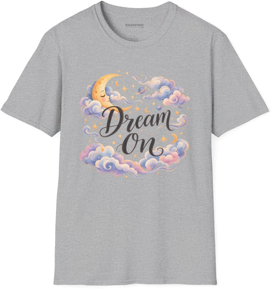Lunar Dreams - Softstyle T-Shirt in Sport Grey, front view