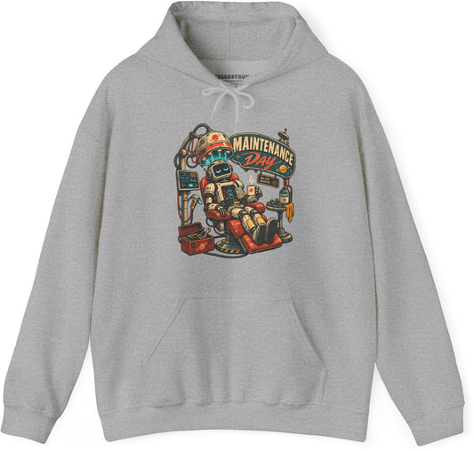 Maintenance Mode - Pullover Hoodie in Sport Grey, front view