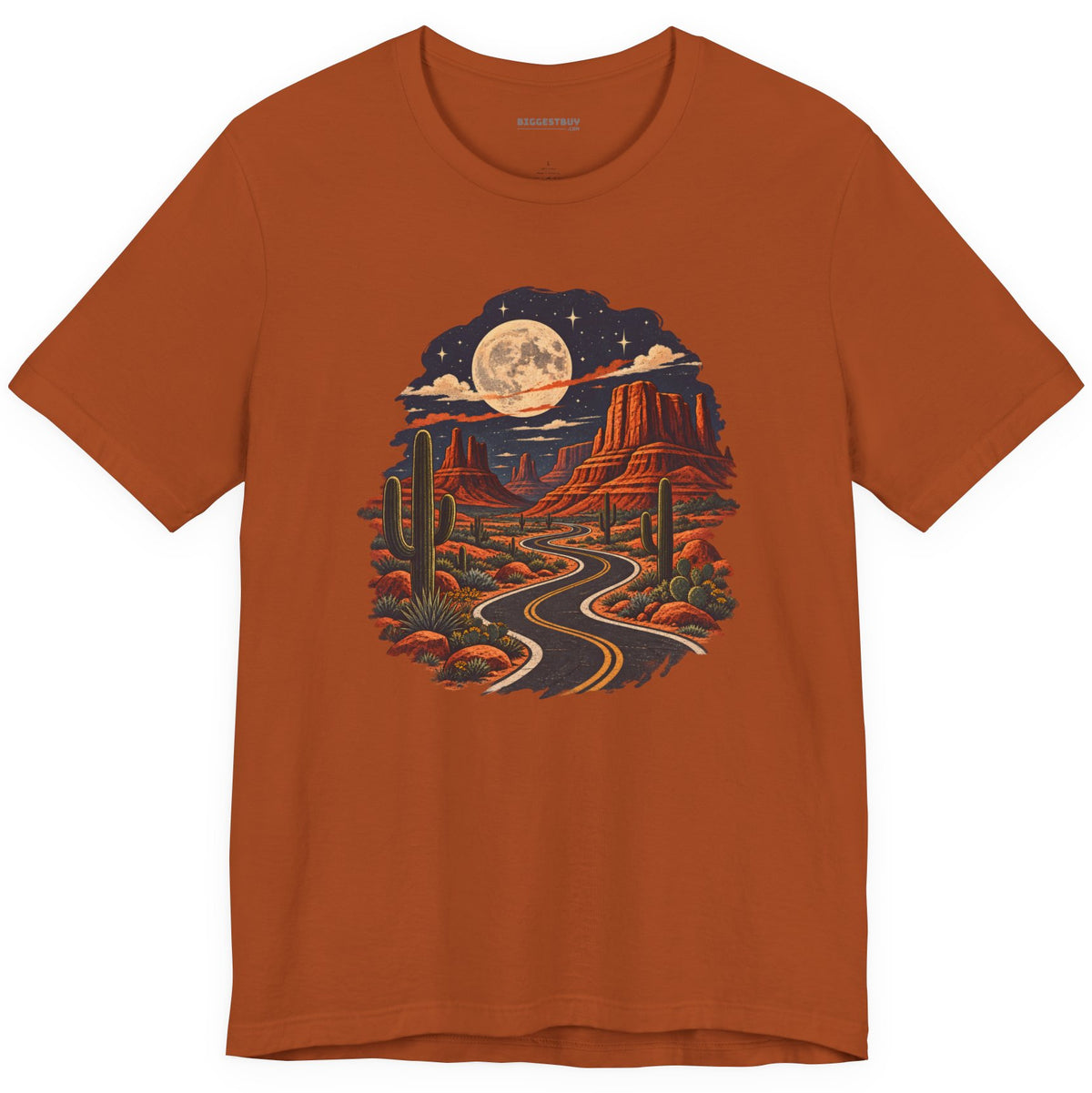Moonlit Drive - Classic Jersey Tee in Autumn, front view