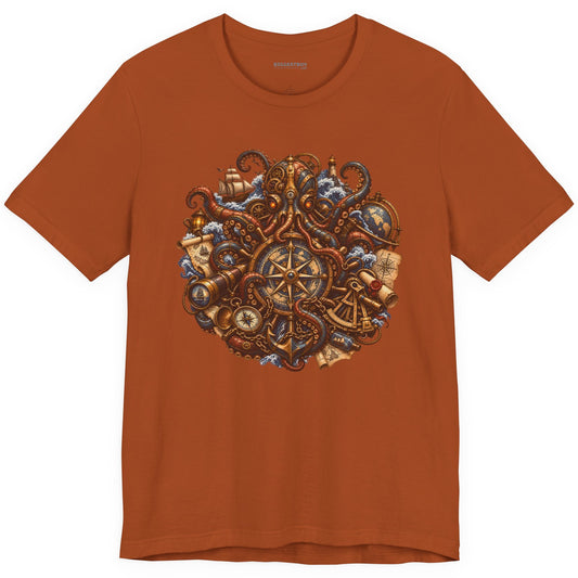 Nautical Nonsense - Classic Jersey Tee in Autumn, front view