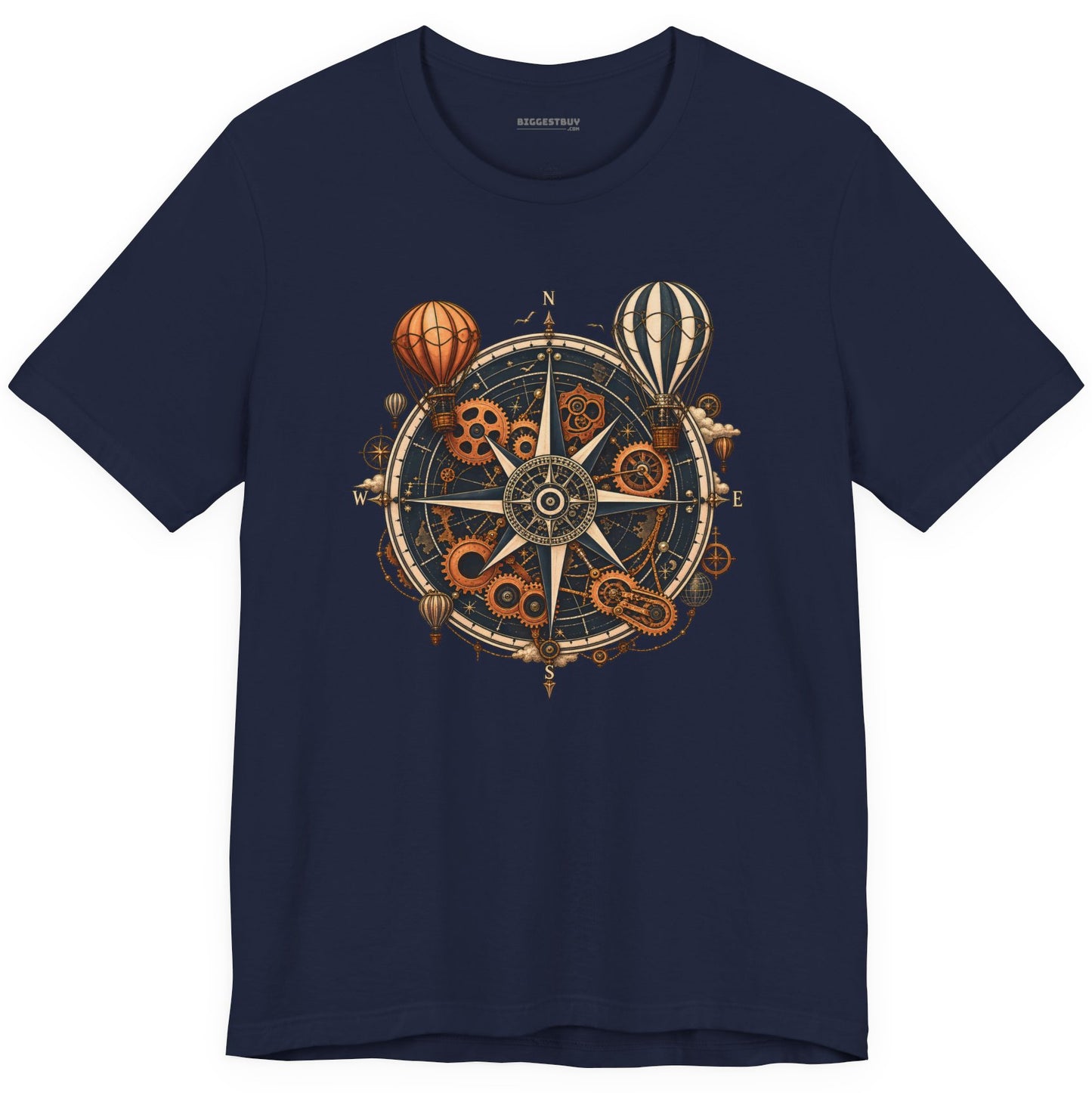 Nautical Nostalgia - Classic Jersey Tee in Navy, front view