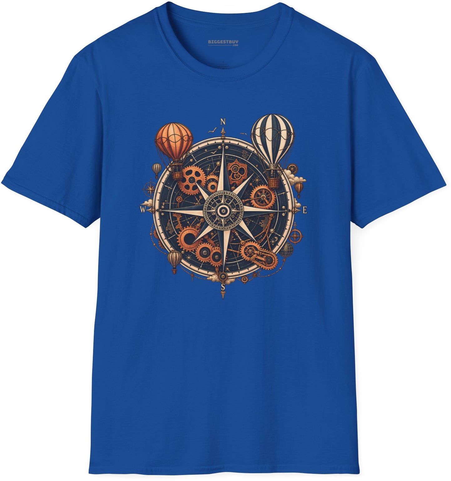 Nautical Nostalgia - Softstyle T-Shirt in Royal, front view