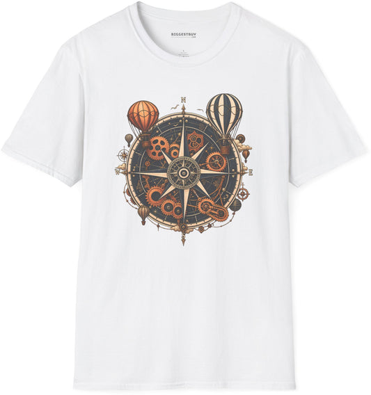 Nautical Nostalgia - Softstyle T-Shirt in White, front view