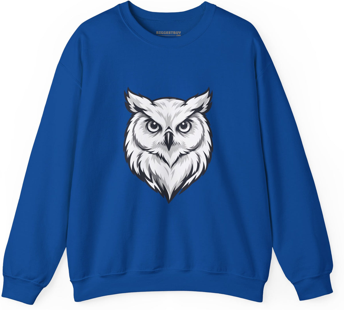 Owl Watch - Crewneck Sweatshirt in Royal, front view