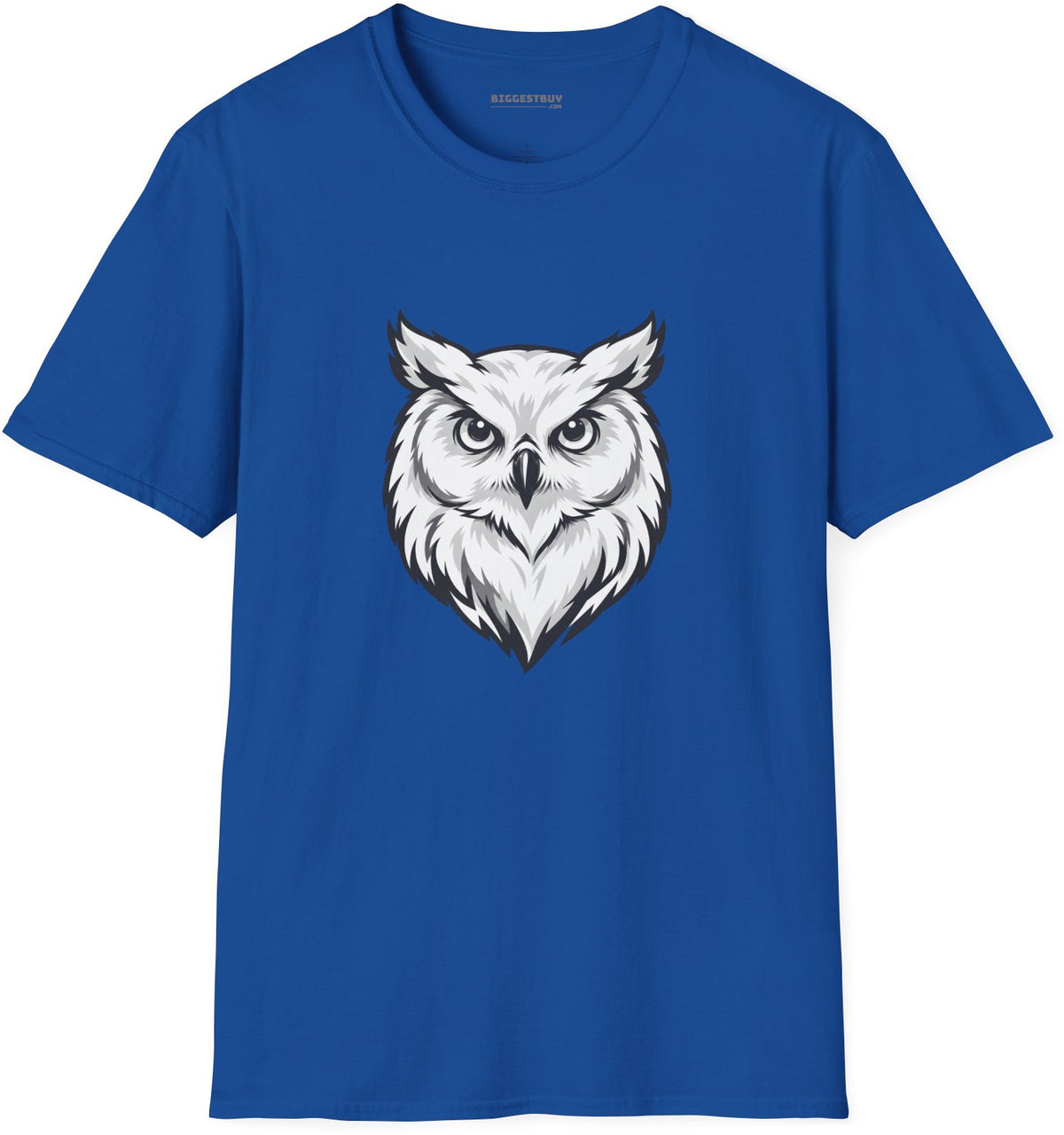 Owl Watch - Softstyle T-Shirt in Royal, front view