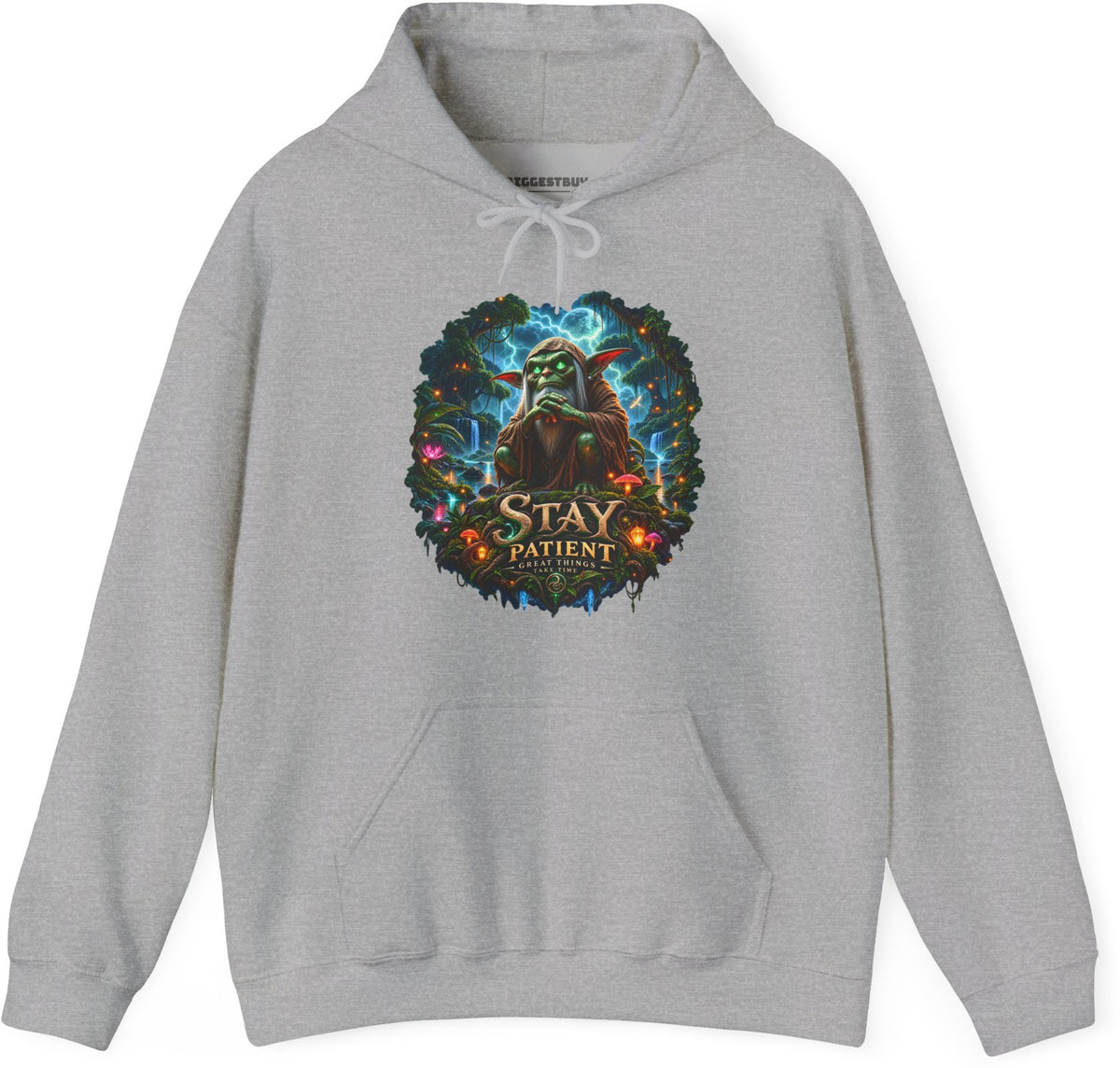 Patient Goblin - Pullover Hoodie in Sport Grey, front view