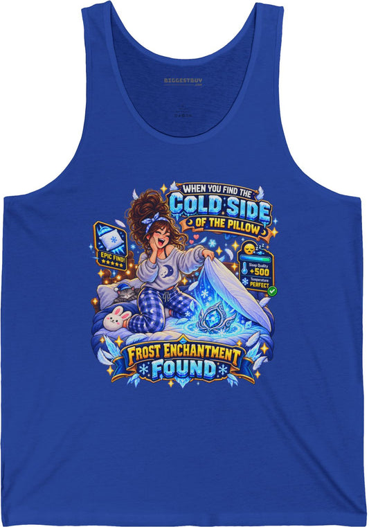 Pillow Party - Jersey Tank Top in True Royal, front view