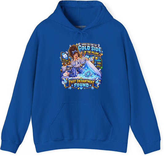 Pillow Party - Pullover Hoodie in Royal, front view