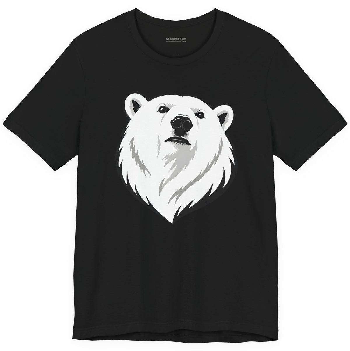 Polar Pride - Classic Jersey Tee in Black, front view