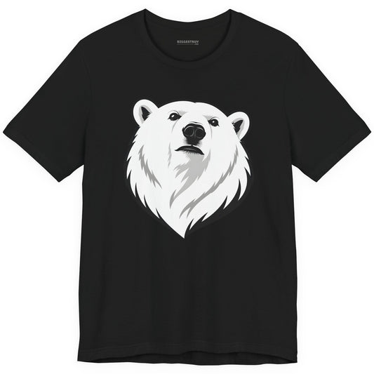 Polar Pride - Classic Jersey Tee in Black, front view