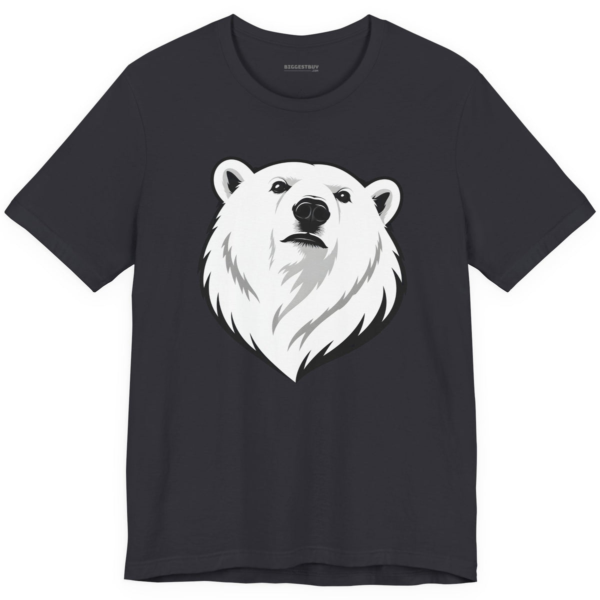 Polar Pride - Classic Jersey Tee in Dark Grey, front view