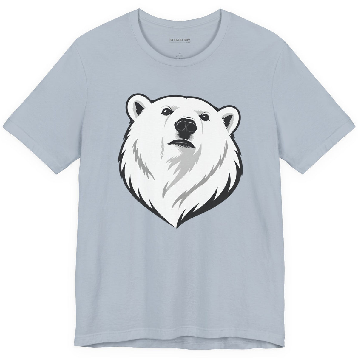 Polar Pride - Classic Jersey Tee in Light Blue, front view