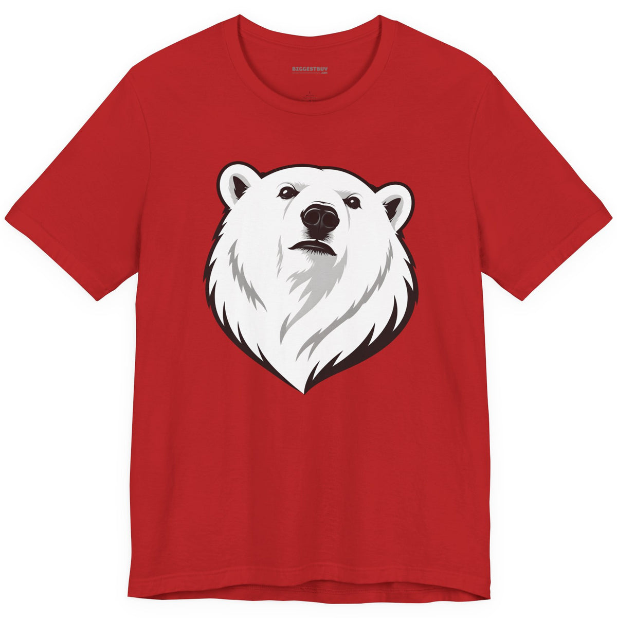 Polar Pride - Classic Jersey Tee in Red, front view