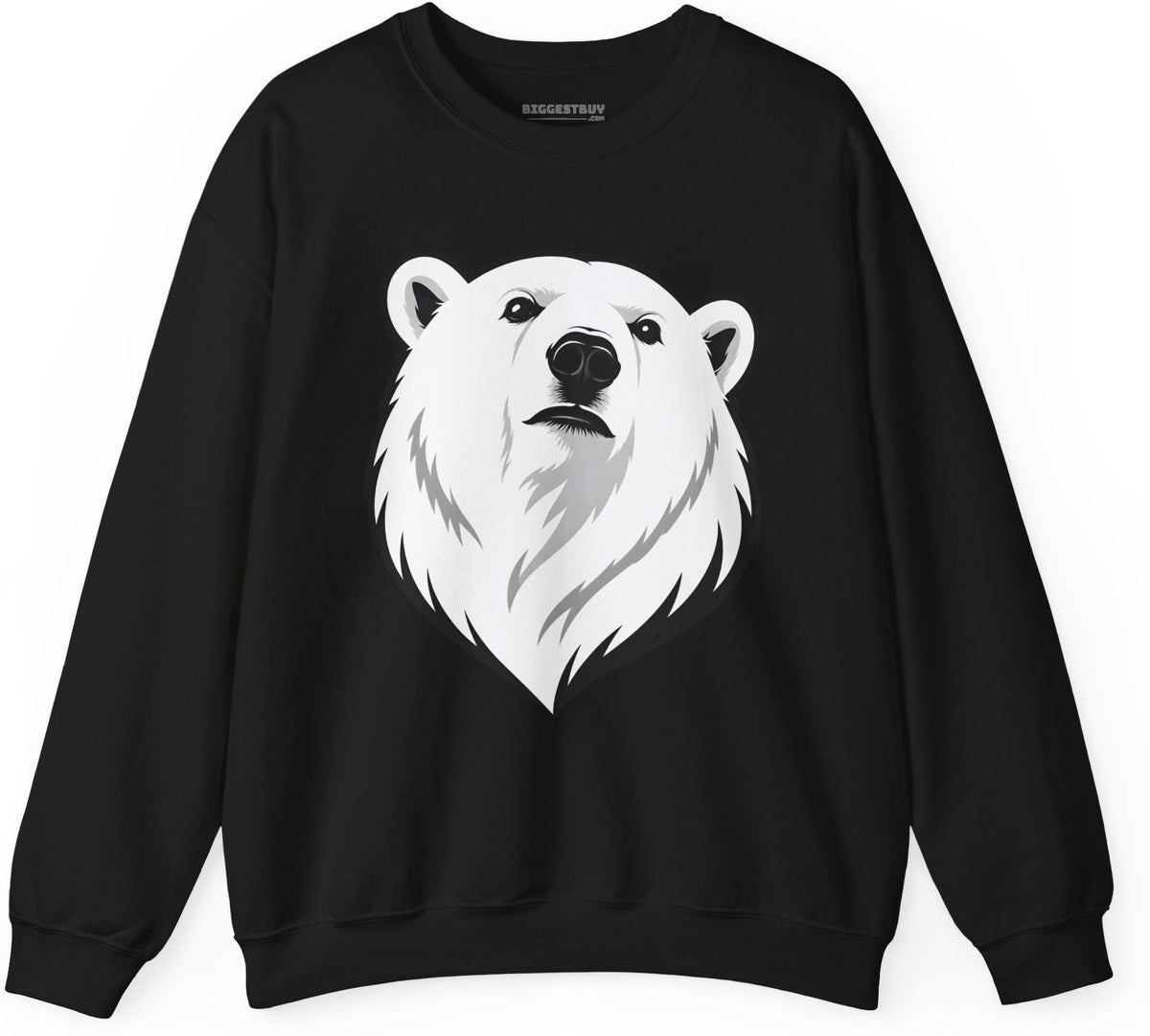 Polar Pride - Crewneck Sweatshirt in Black, front view