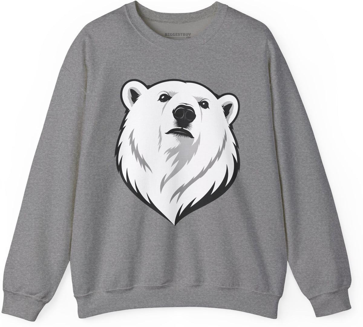 Polar Pride - Crewneck Sweatshirt in Graphite Heather, front view