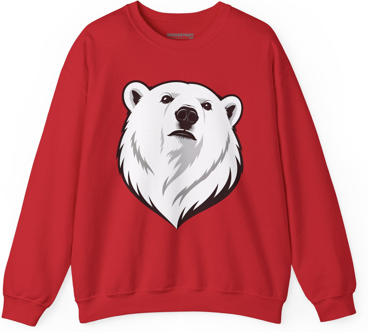 Polar Pride - Crewneck Sweatshirt in Red, front view