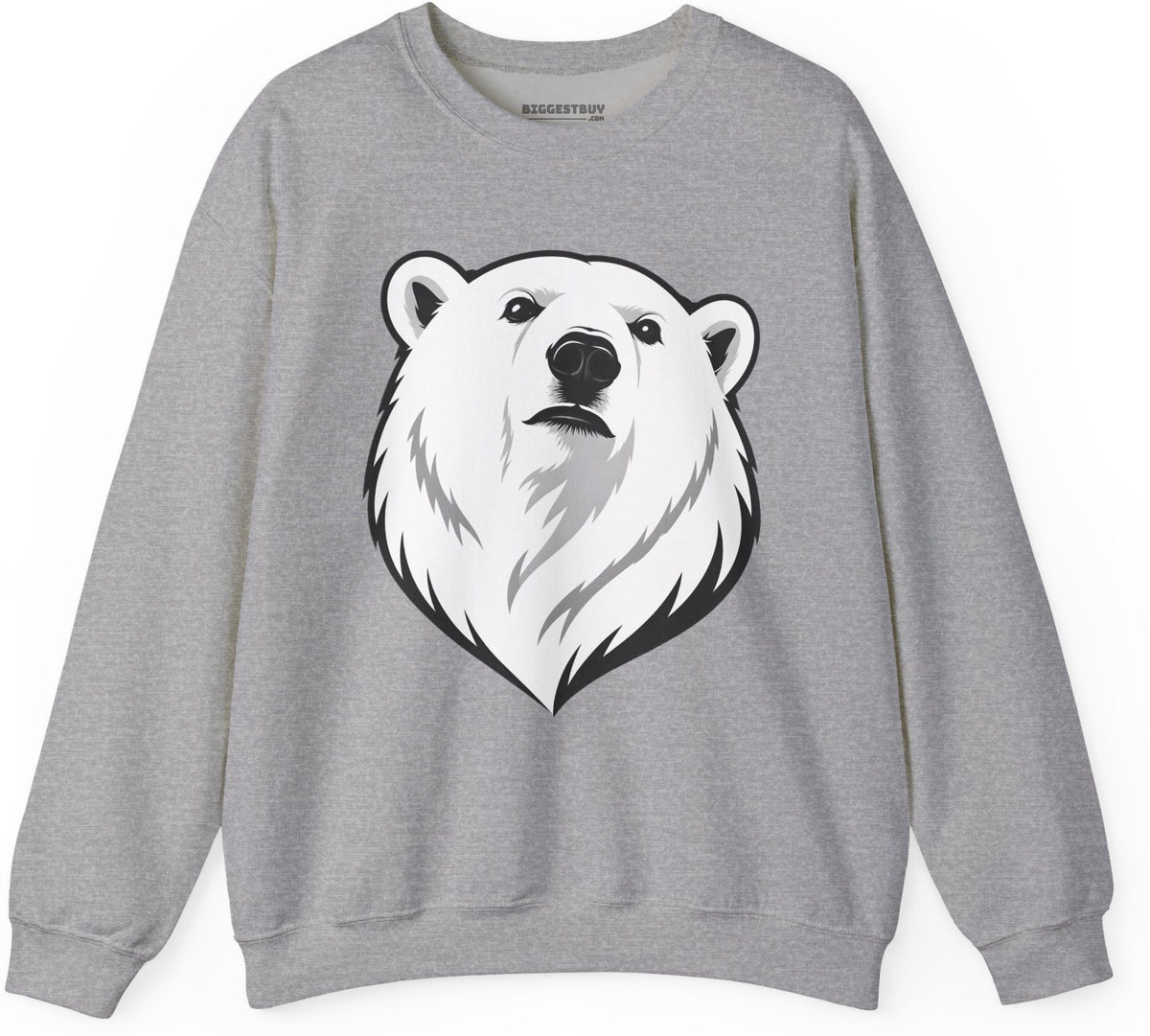 Polar Pride - Crewneck Sweatshirt in Sport Grey, front view