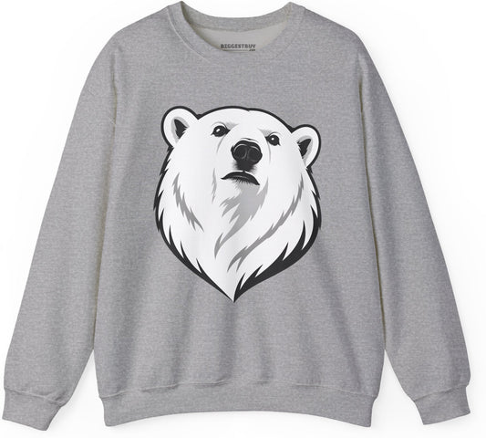 Polar Pride - Crewneck Sweatshirt in Sport Grey, front view