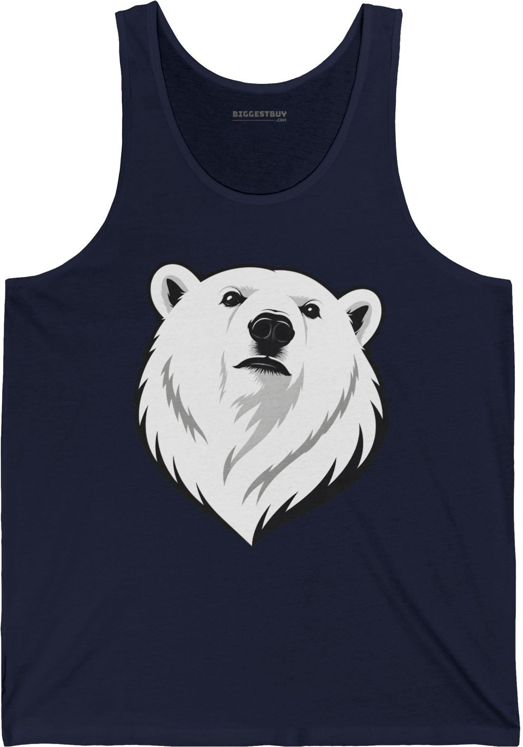Polar Pride - Jersey Tank Top in Navy, front view