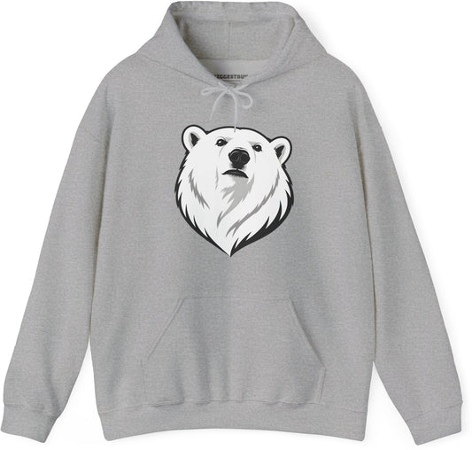 Polar Pride - Pullover Hoodie in Sport Grey, front view