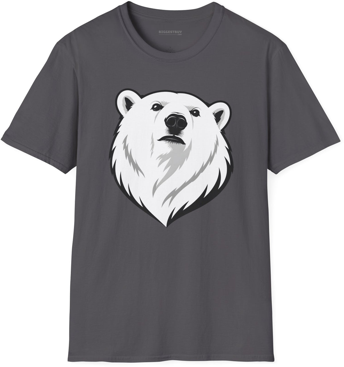 Polar Pride - Softstyle T-Shirt in Charcoal, front view