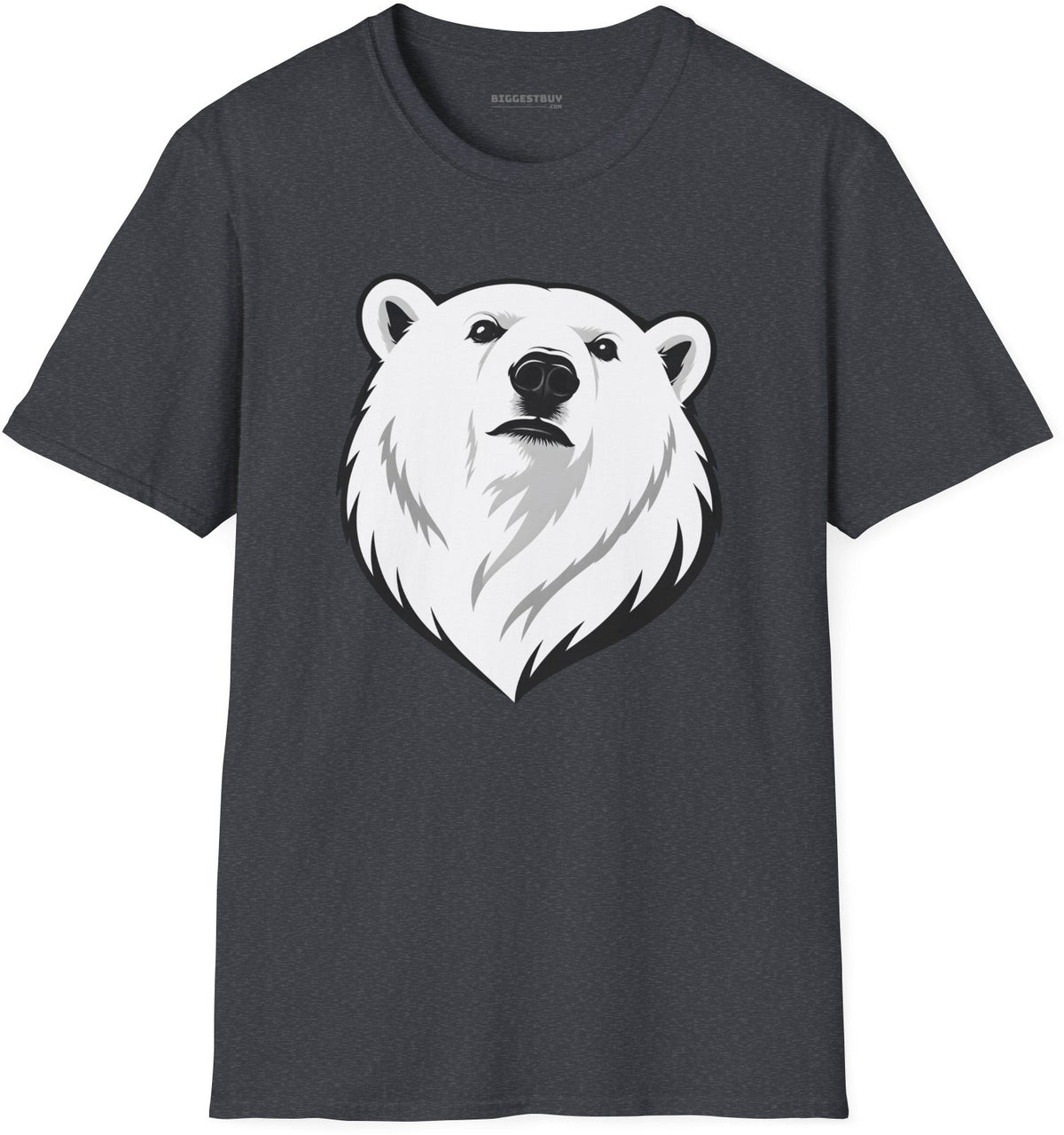 Polar Pride - Softstyle T-Shirt in Dark Heather Grey, front view