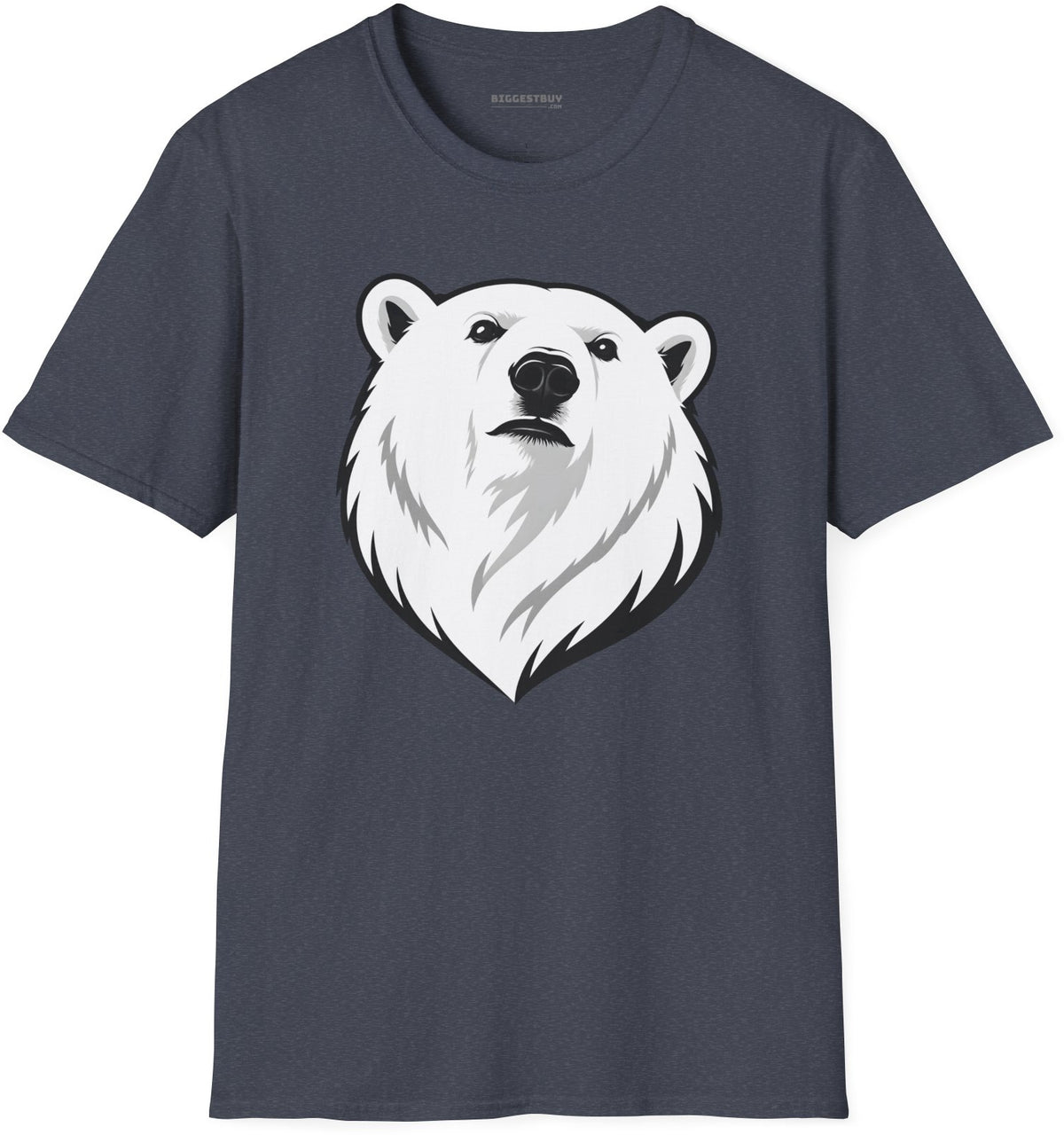 Polar Pride - Softstyle T-Shirt in Heather Navy, front view