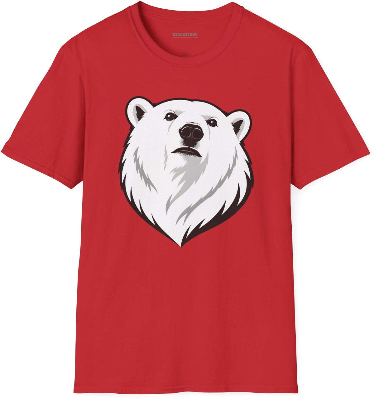 Polar Pride - Softstyle T-Shirt in Red, front view