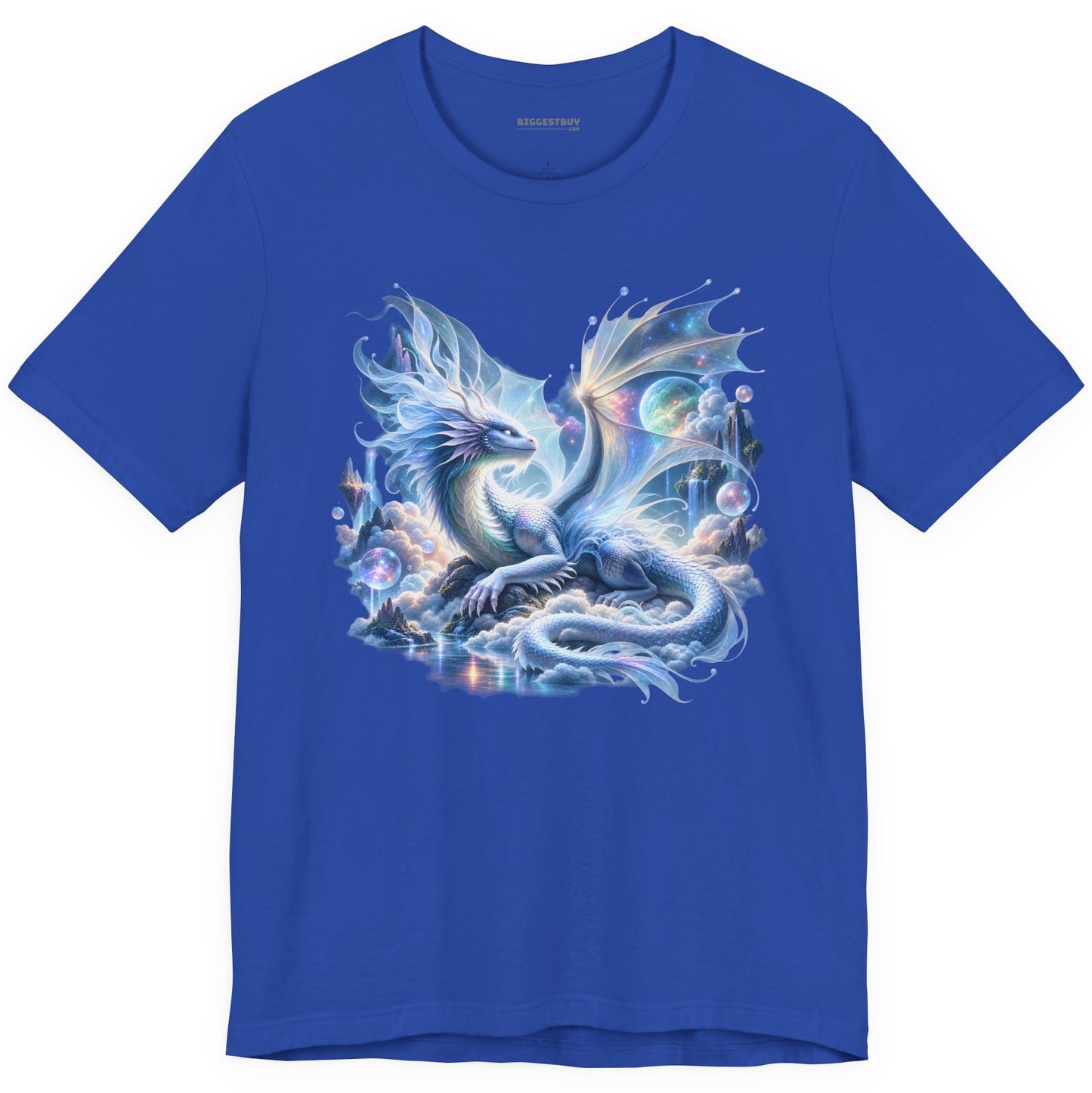 Skybound Serpent - Classic Jersey Tee in True Royal, front view