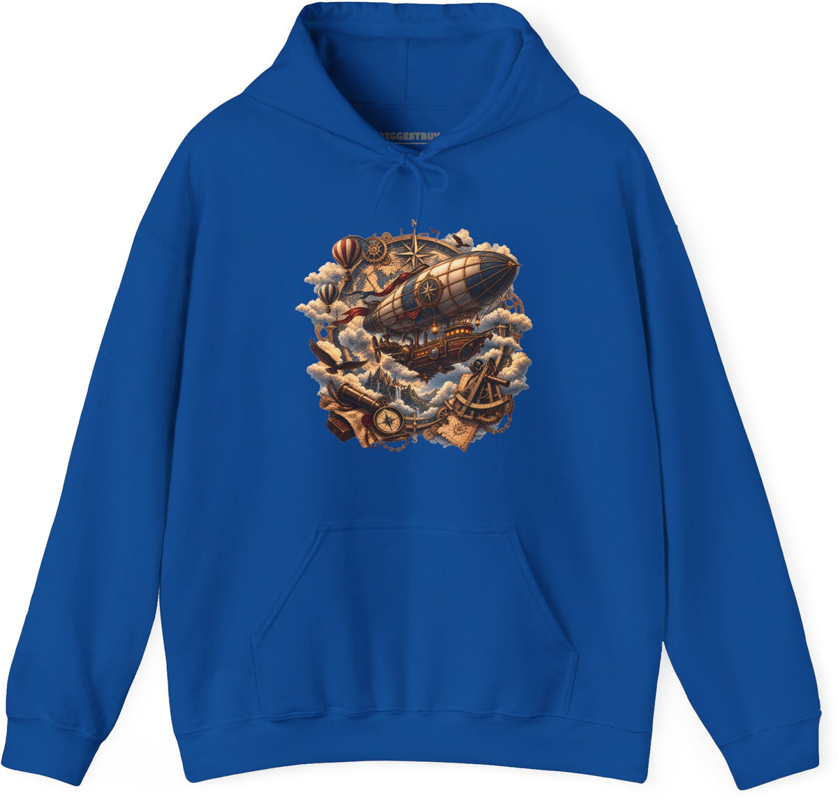 Skybound Voyager - Pullover Hoodie in Royal, front view