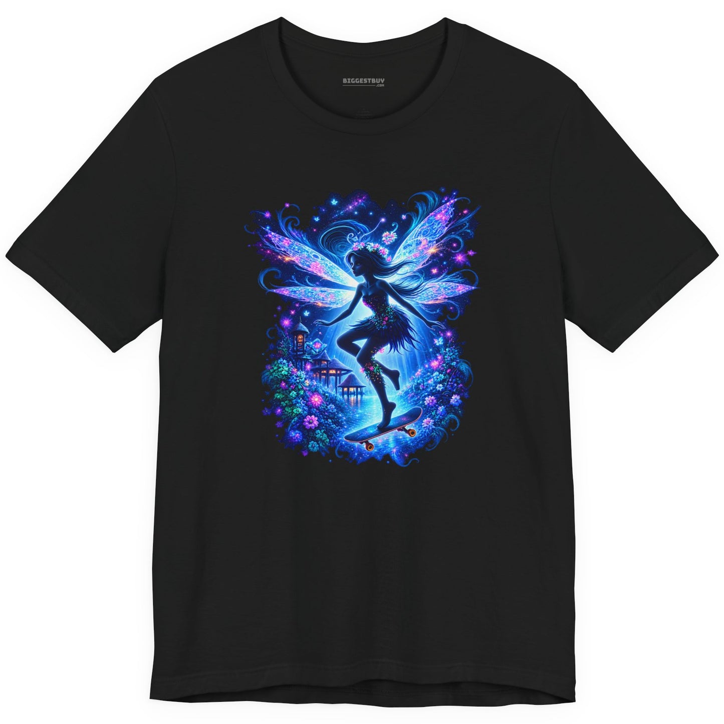 Skysurfer - Classic Jersey Tee in Black, front view