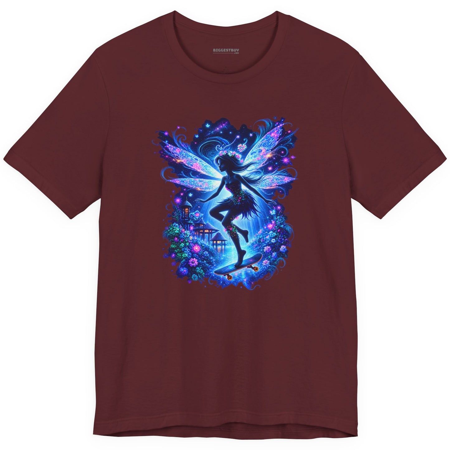 Skysurfer - Classic Jersey Tee in Maroon, front view