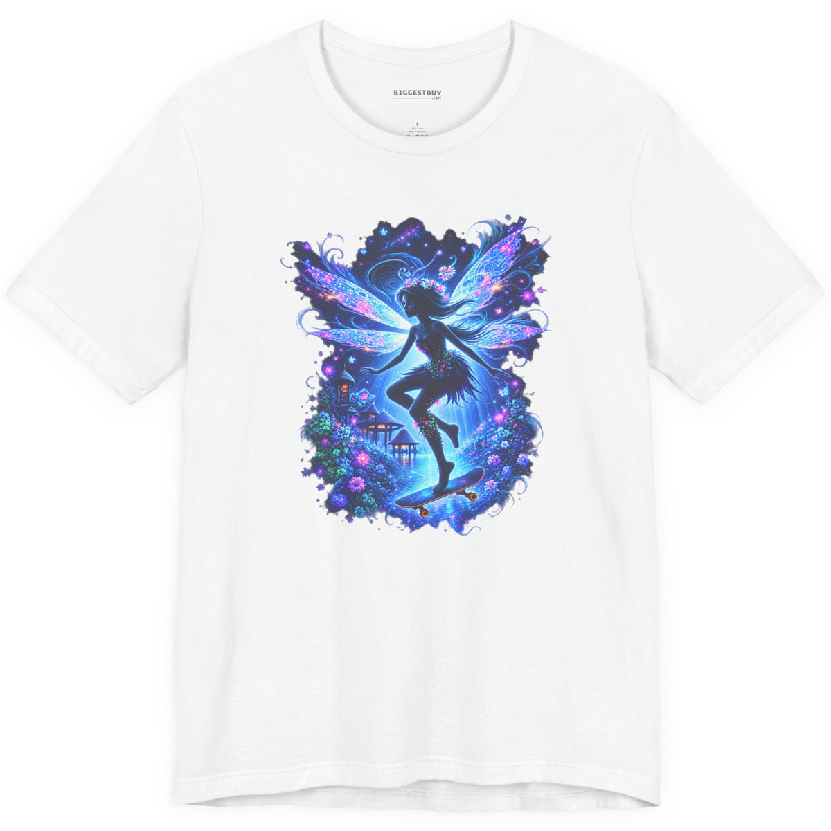 Skysurfer - Classic Jersey Tee in White, front view