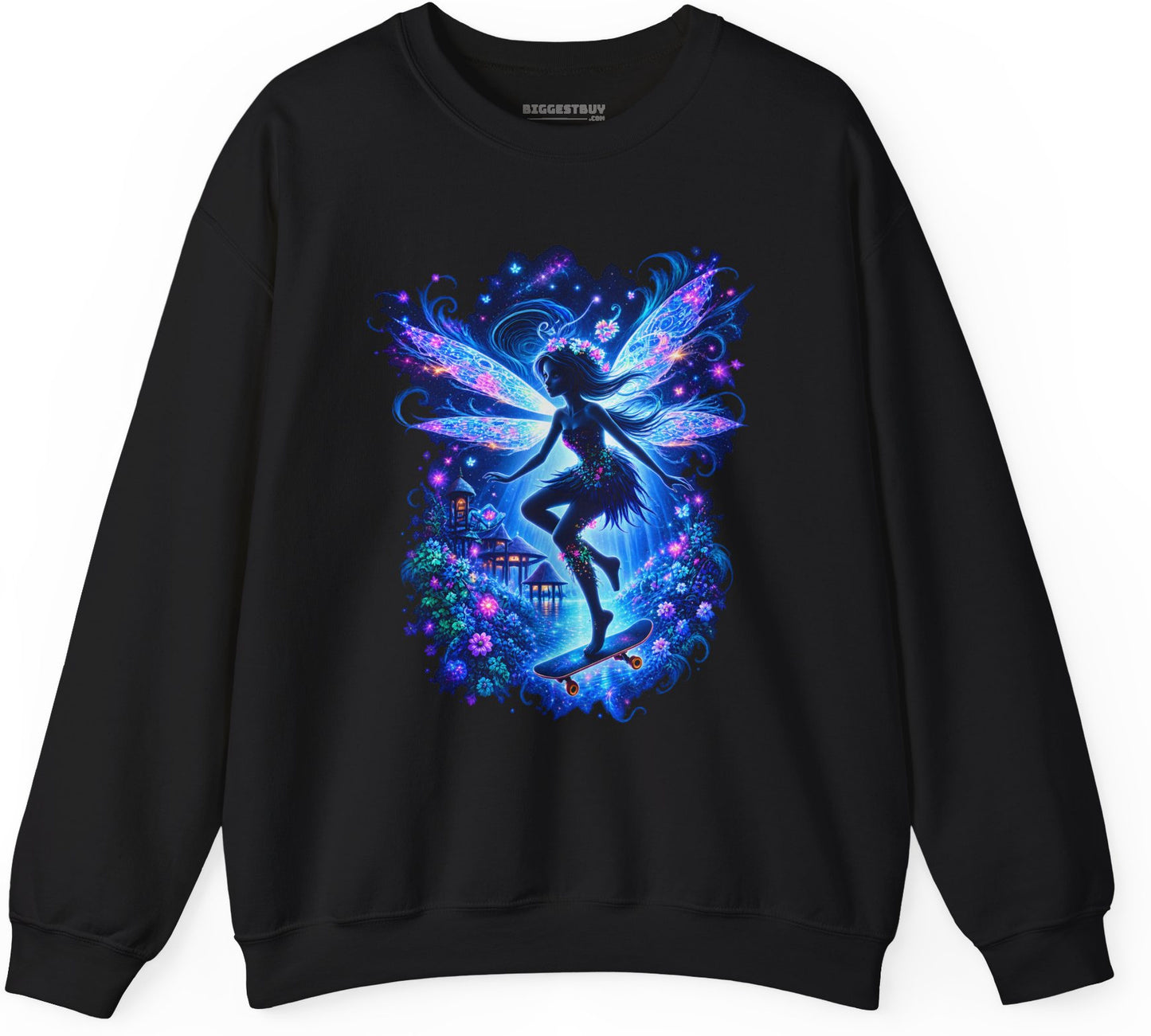 Skysurfer - Crewneck Sweatshirt in Black, front view