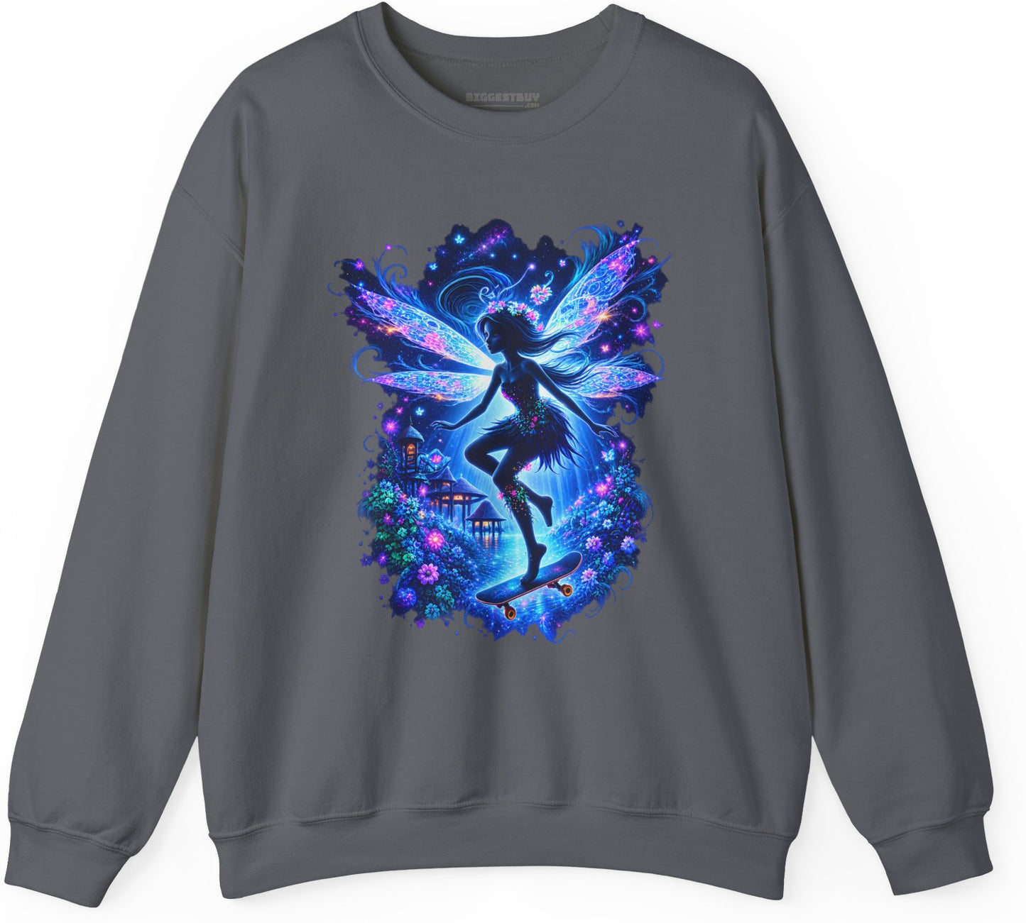 Skysurfer - Crewneck Sweatshirt in Charcoal, front view