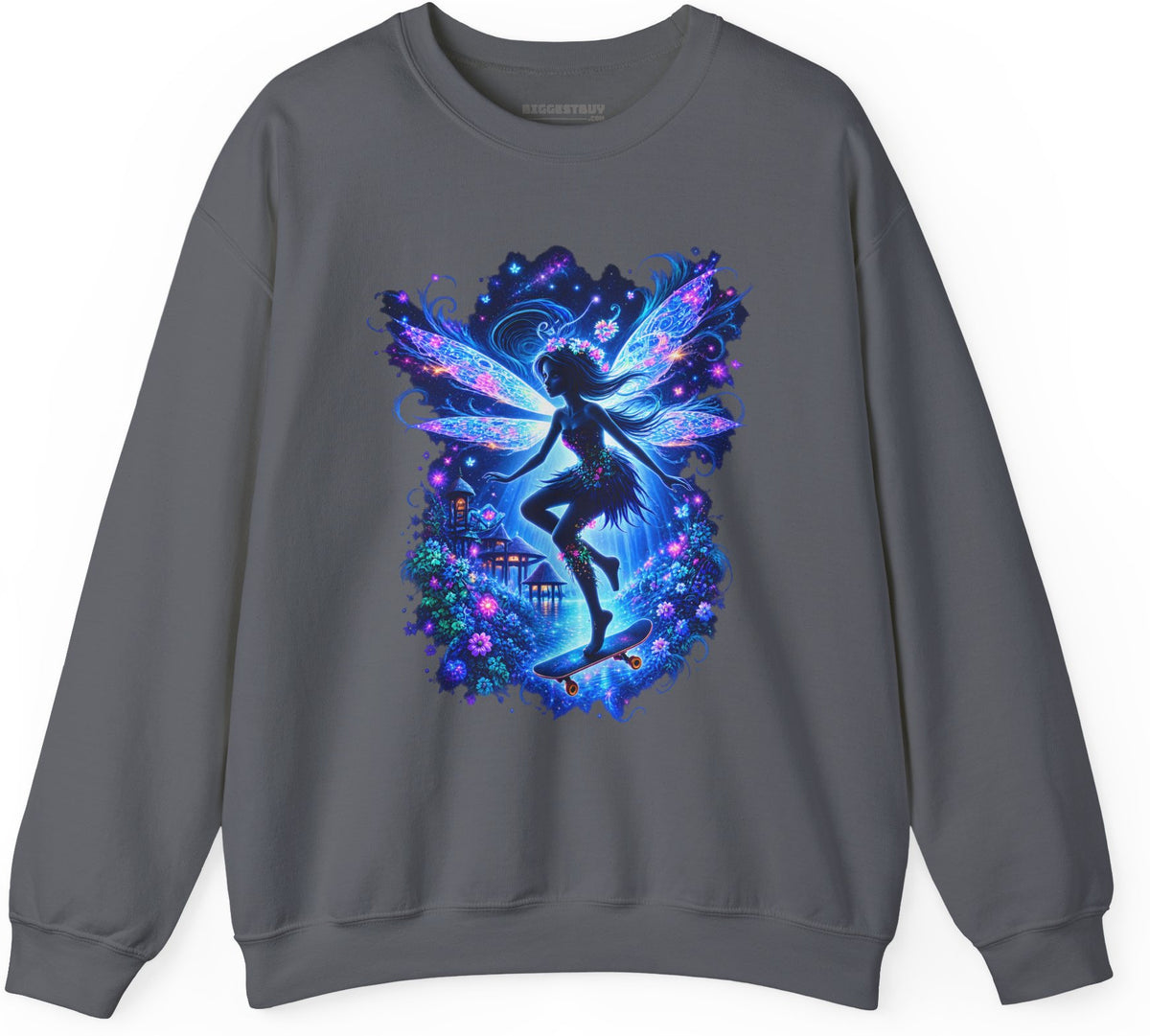 Skysurfer - Crewneck Sweatshirt in Charcoal, front view