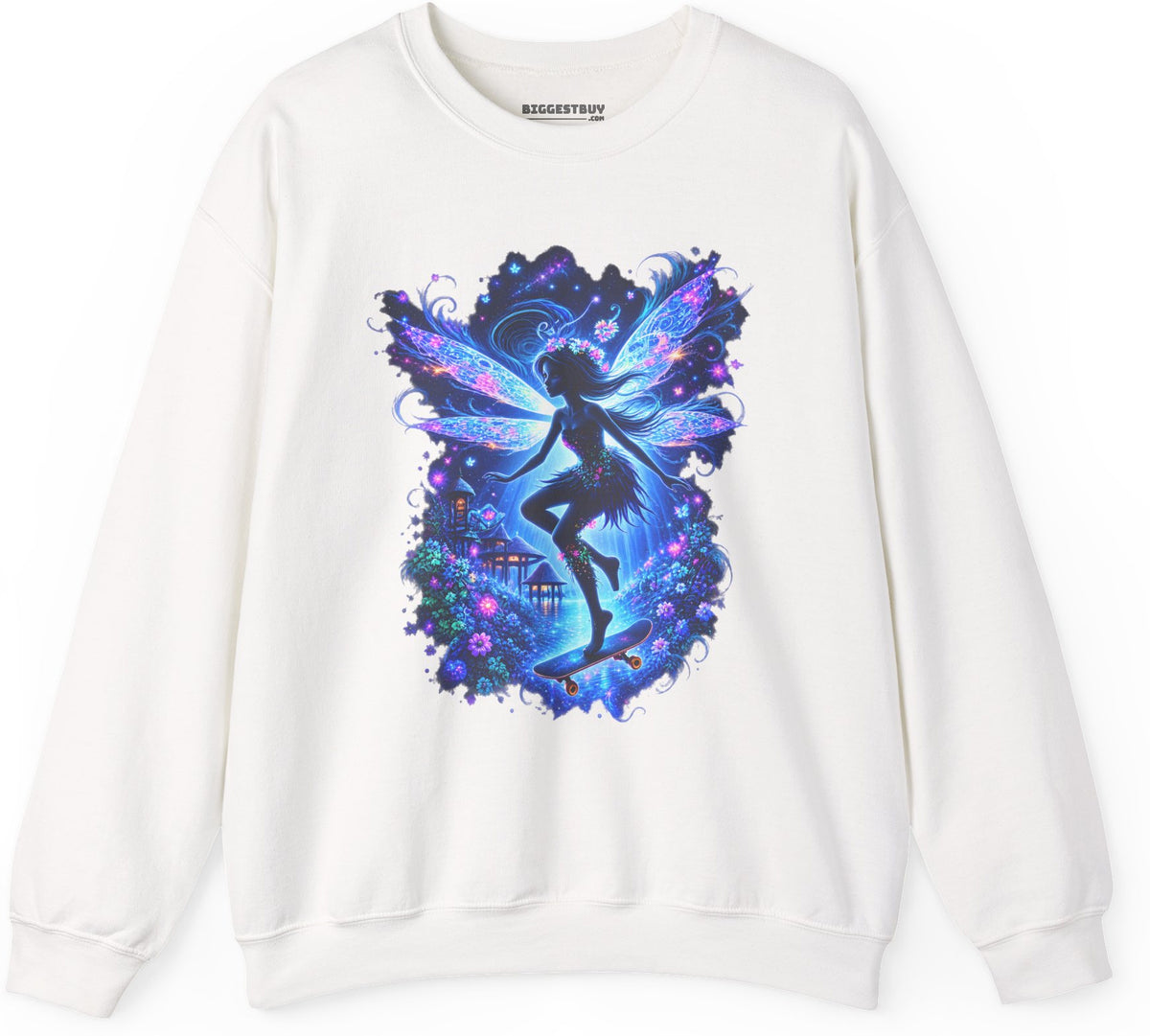 Skysurfer - Crewneck Sweatshirt in White, front view