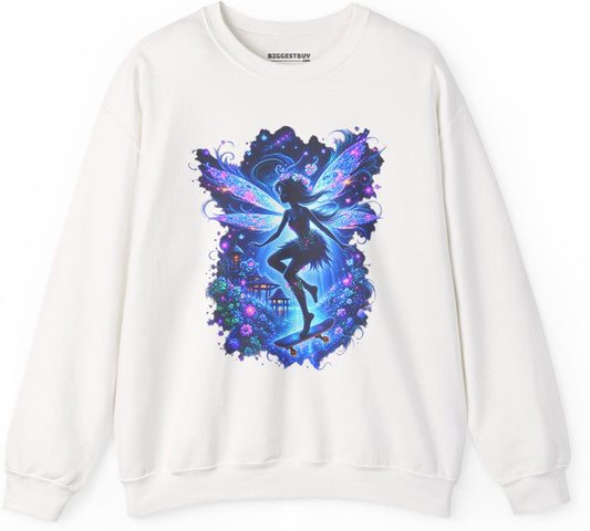 Skysurfer - Crewneck Sweatshirt in White, front view