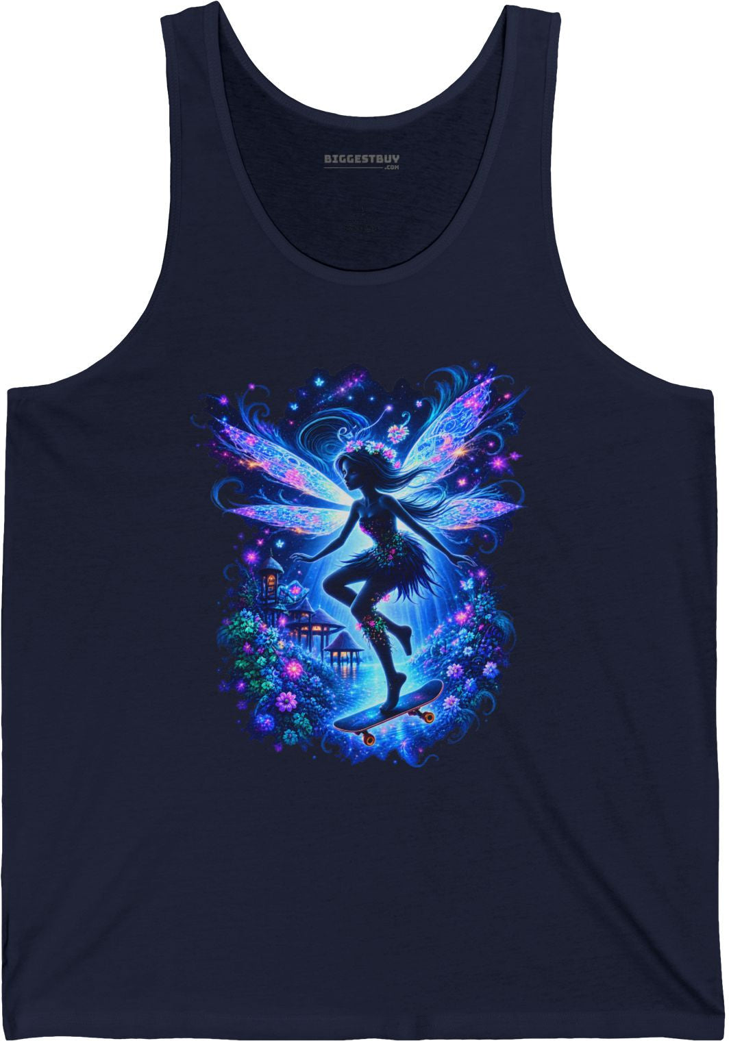 Skysurfer - Jersey Tank Top in Navy, front view
