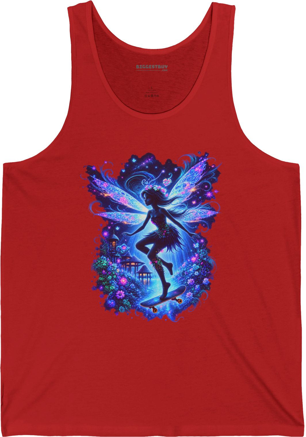 Skysurfer - Jersey Tank Top in Red, front view