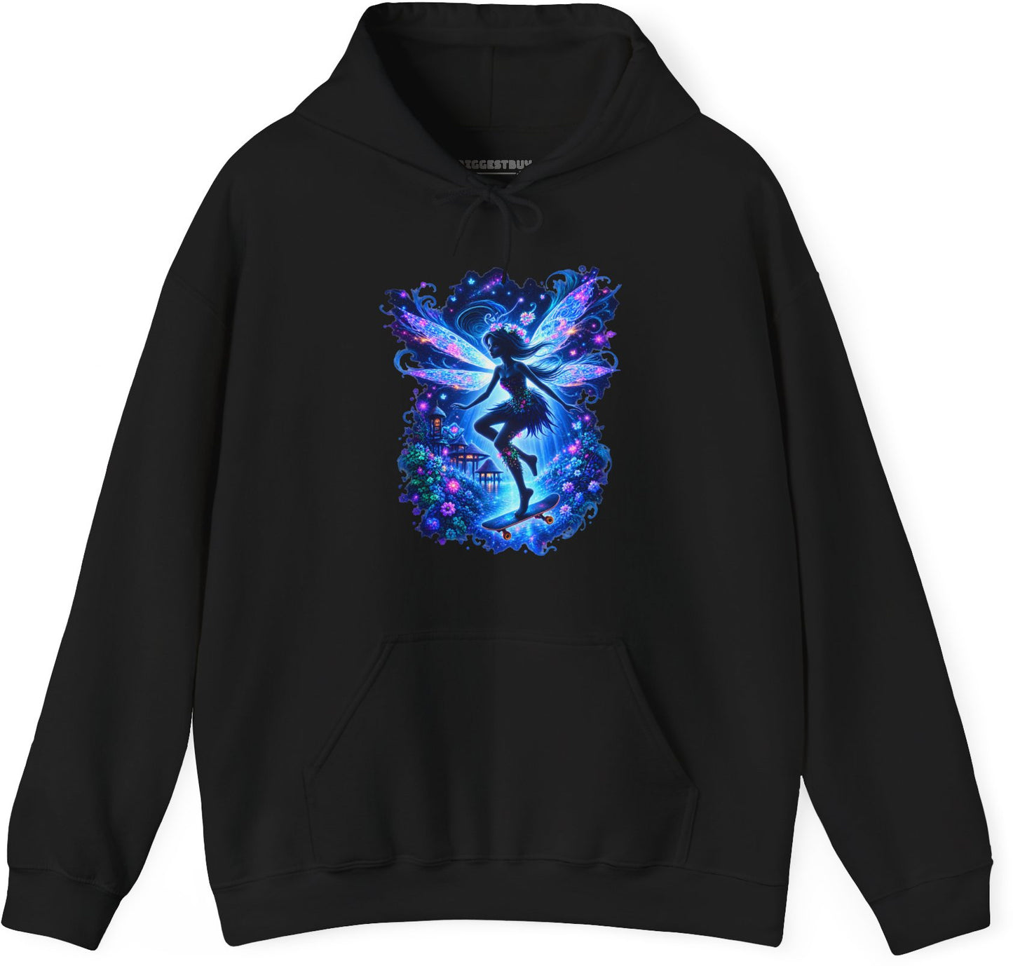 Skysurfer - Pullover Hoodie in Black, front view