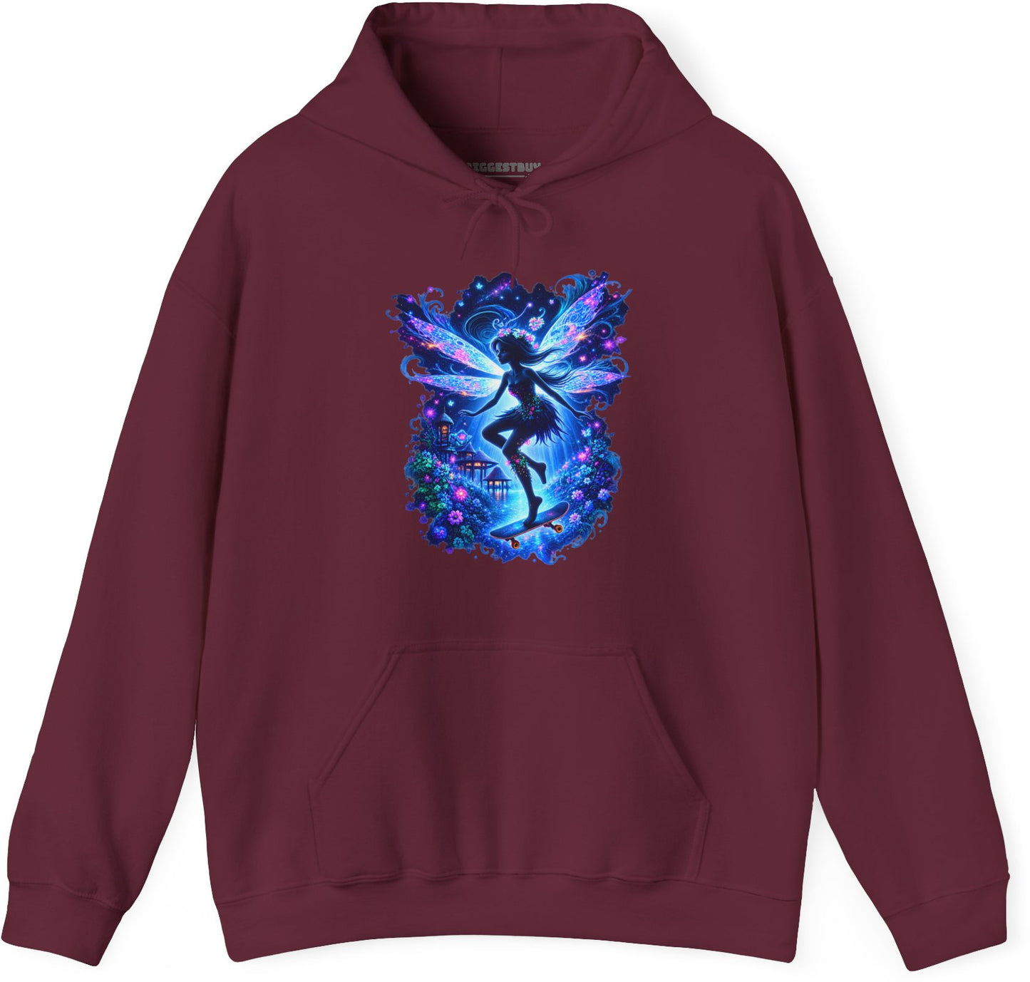 Skysurfer - Pullover Hoodie in Maroon, front view