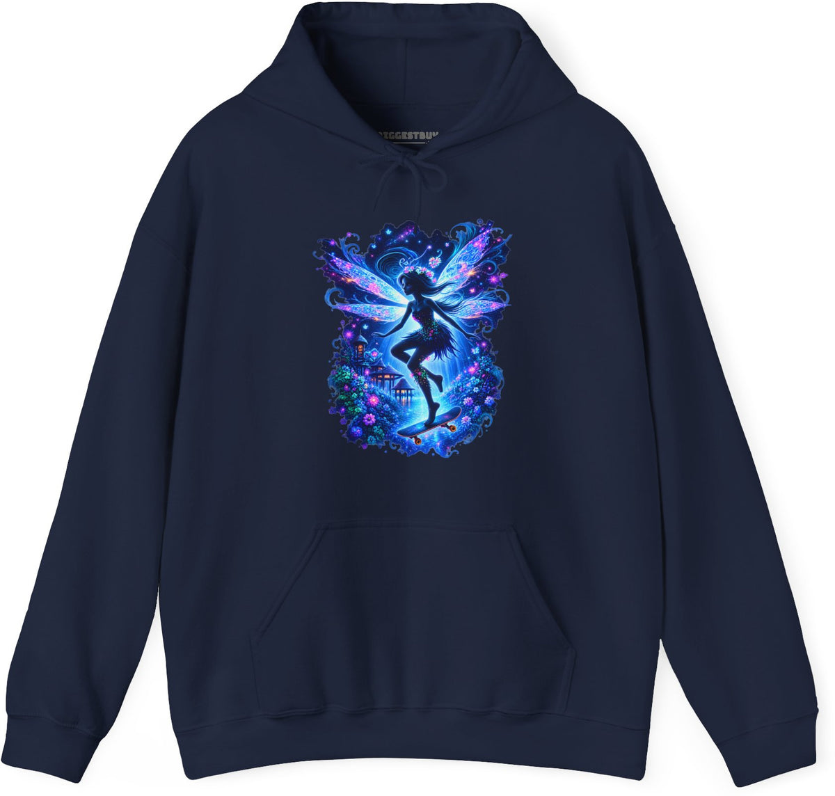 Skysurfer - Pullover Hoodie in Navy, front view